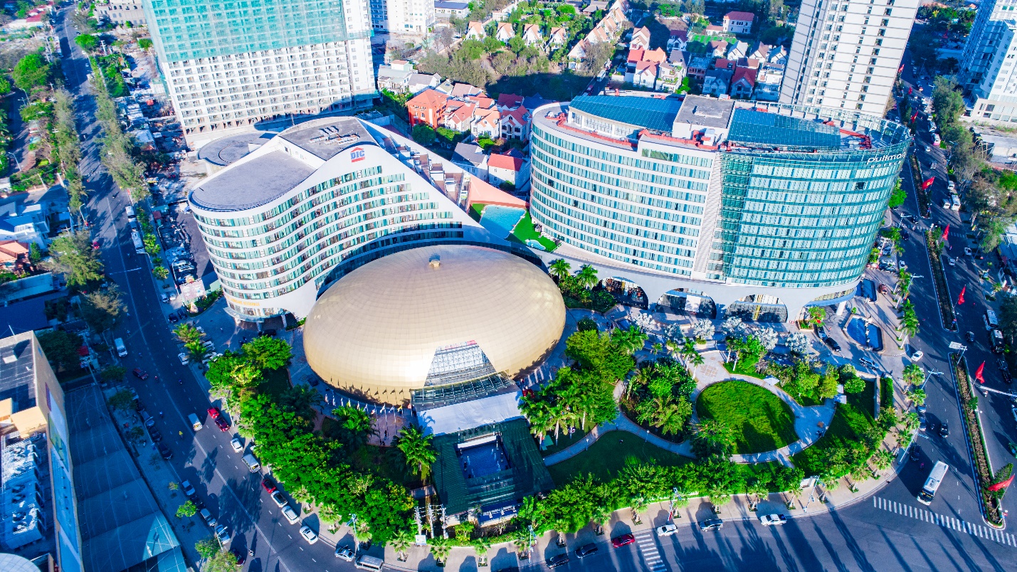 Toàn cảnh khách sạn Pullman Vũng Tàu.