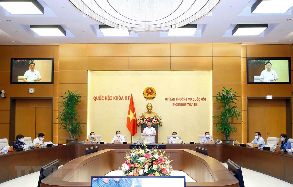 Chủ tịch Quốc hội Vương Đình Huệ phát biểu tại phiên bế mạc.