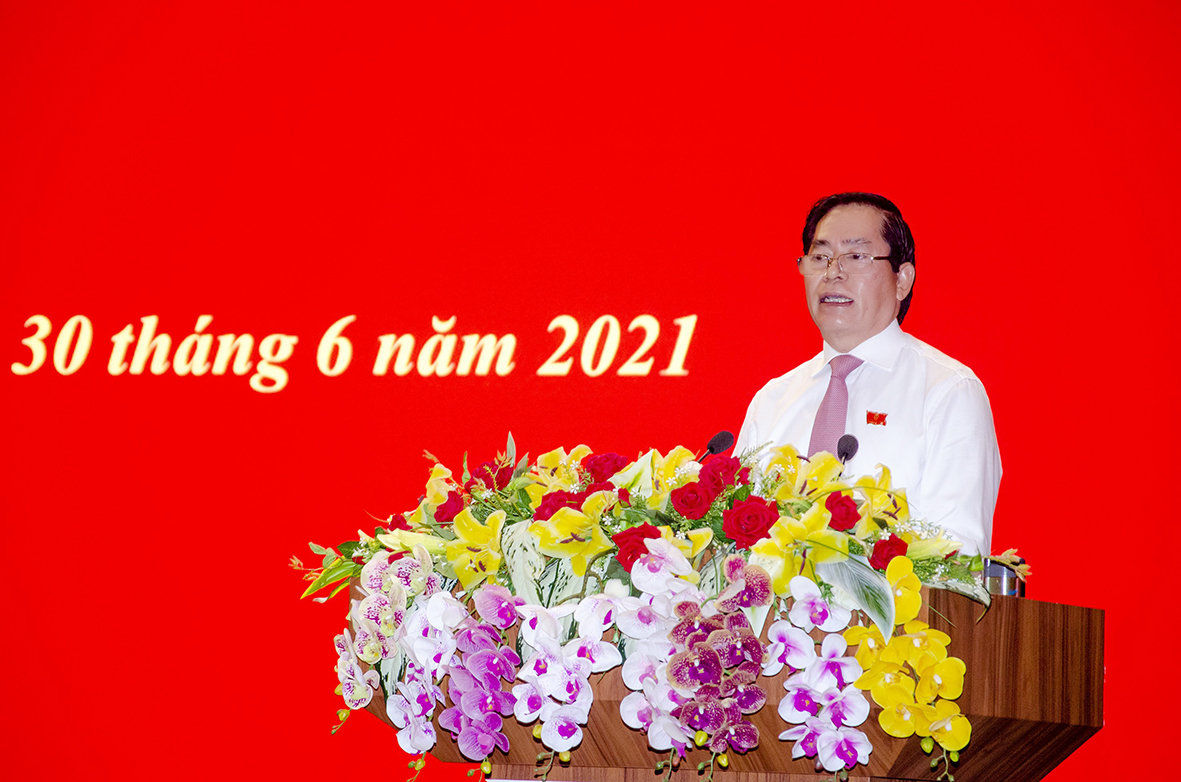 Ông Phạm Viết Thanh, Ủy viên Trung ương Đảng, Bí thư Tỉnh ủy, Chủ tịch HĐND tỉnh nhiệm kỳ 2021-2026.
