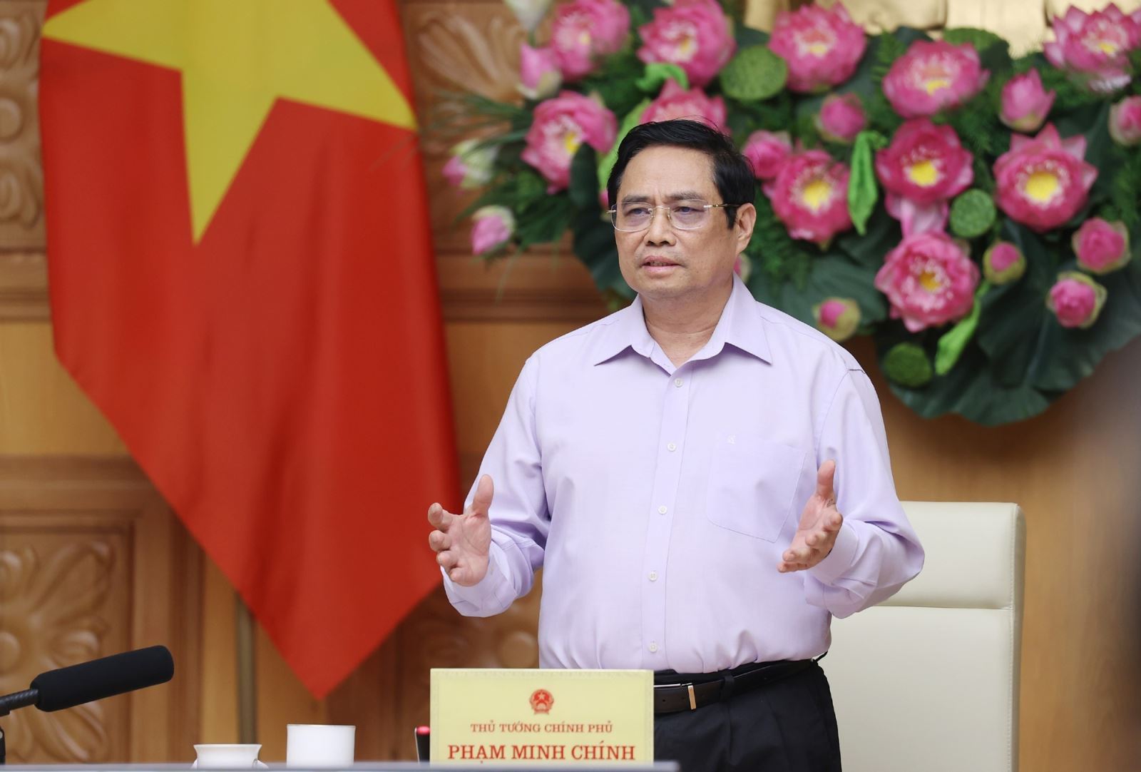 Thủ tướng Chính phủ Phạm Minh Chính là Chủ tịch Ủy ban Quốc gia về chuyển đổi số. Ảnh: TTXVN.