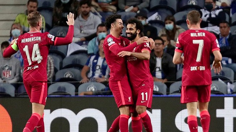 Liverpool vừa có chiến thắng đậm đà 5-1 trên sân của Porto.