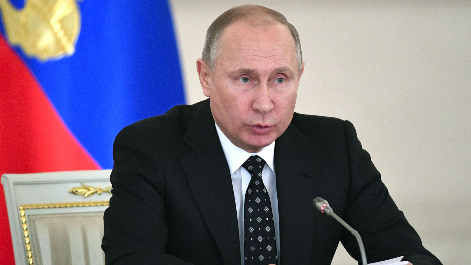 Tổng thống Nga Vladimir Putin phát biểu tại Moscow.