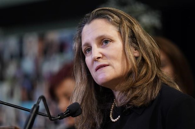 Phó Thủ tướng Canada Chrystia Freeland.