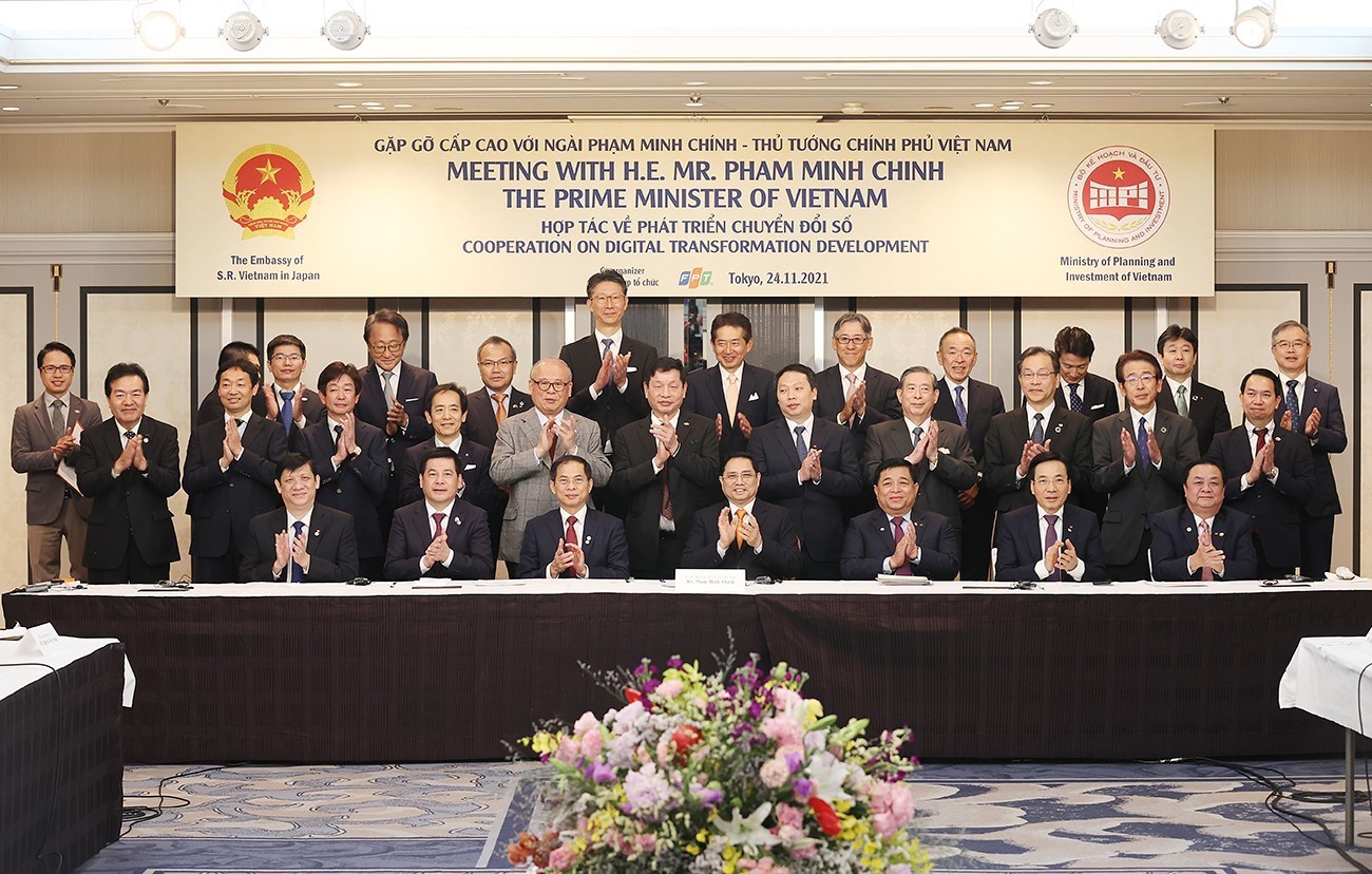 Thủ tướng Phạm Minh Chính làm việc với các tập đoàn lớn của Nhật Bản