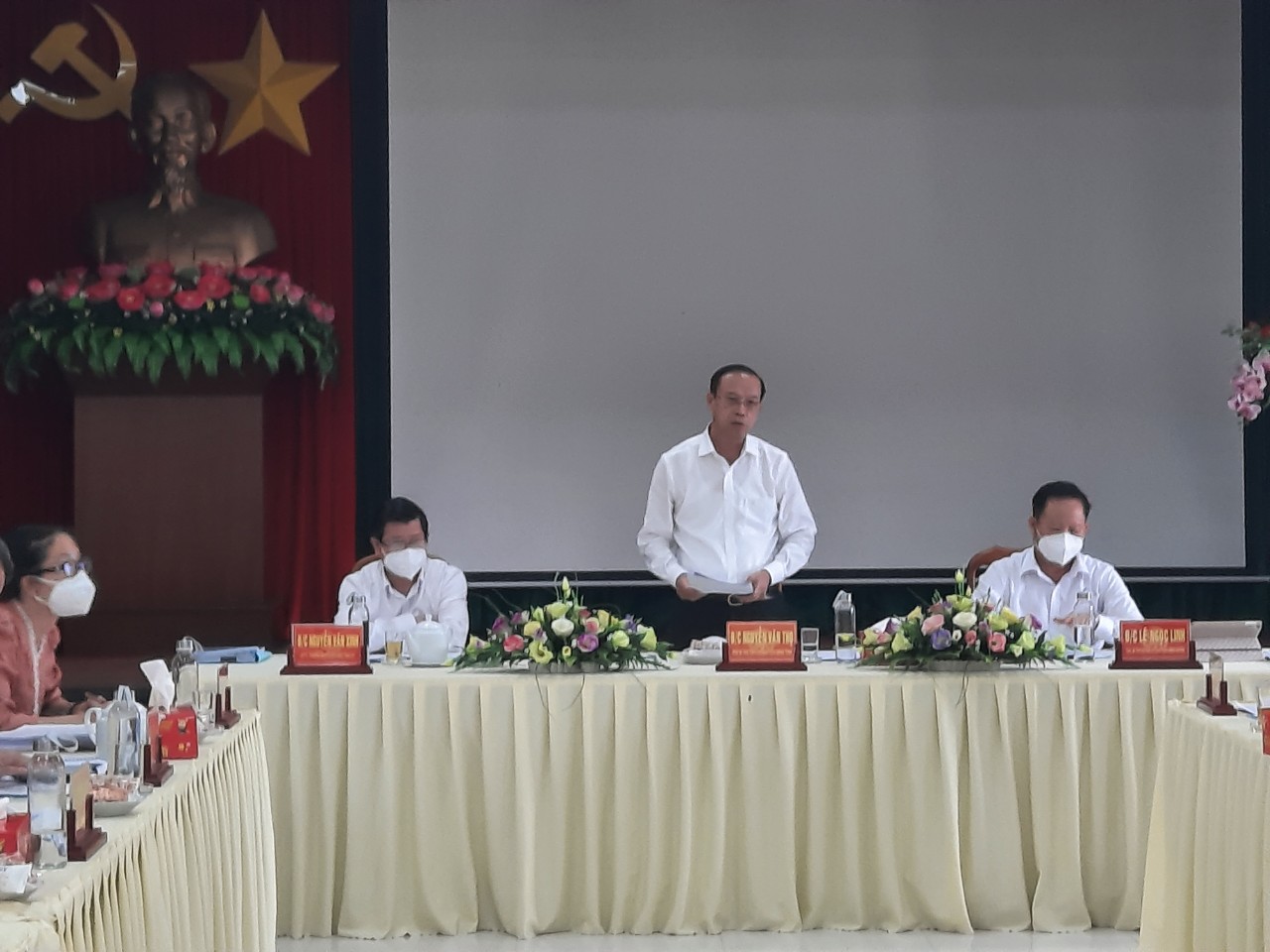 Ông Nguyễn Văn Thọ, Phó Bí thư Tỉnh ủy, Chủ tịch UBND tỉnh, Trưởng Đoàn giám sát phát biểu kết luận tại buổi giám sát.