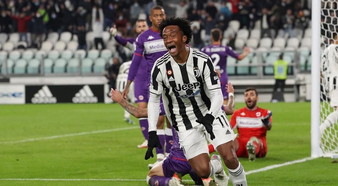 Cuadrado ghi bàn thắng duy nhất giúp Juventus giành chiến thắng.