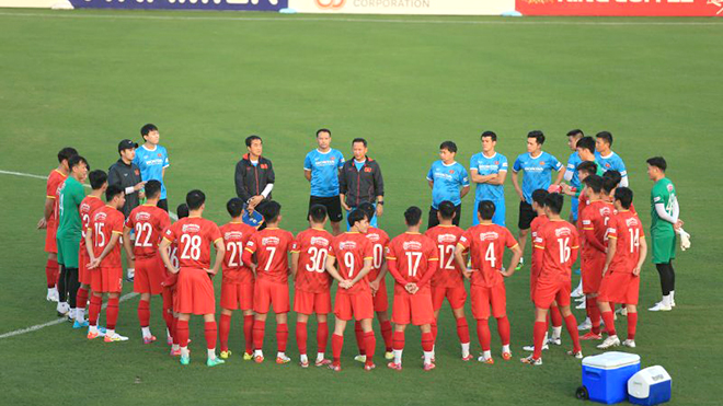 Thầy trò ông Park đang nặng trĩu áp lực khi 4 trận toàn thua tại vòng loại thứ 3 World Cup 2022. 