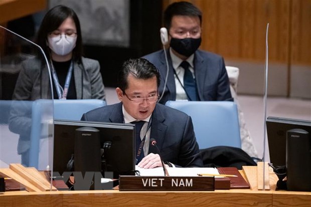 Đại sứ Phạm Hải Anh, Phó Trưởng Phái đoàn Việt Nam tại Liên hợp quốc.