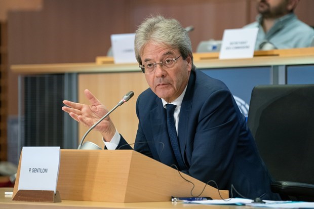 Ủy viên Liên minh châu Âu (EU) phụ trách các vấn đề kinh tế Paolo Gentiloni.