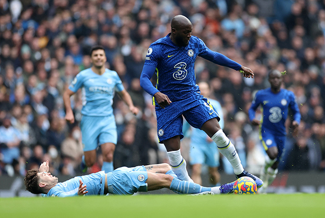 Lukaku chưa khiến HLV Tuchel hài lòng trong trận đấu với Manchester City.