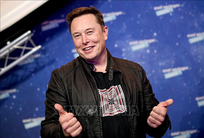 Tỷ phú Elon Musk tại một sự kiện ở Berlin, Đức ngày 1/12/2020.