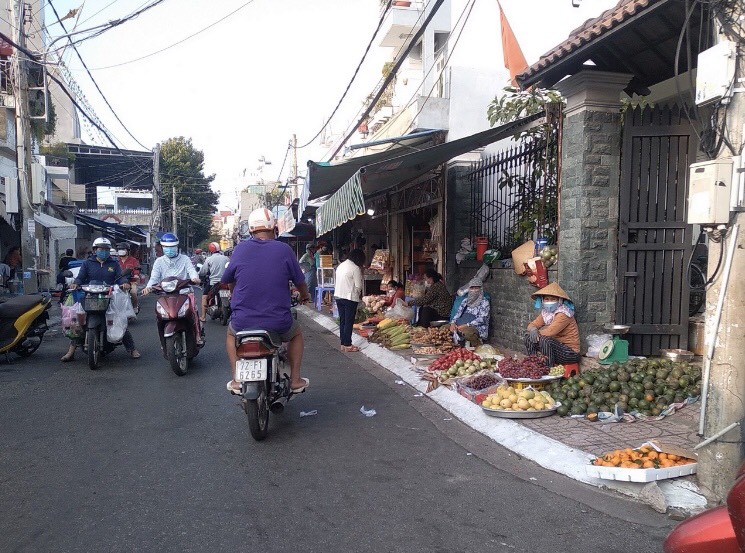 Chợ Hẻm 1, Trần Bình Trọng (phường Nguyễn An Ninh, TP.Vũng Tàu) ngày càng trật tự, ngăn nắp hơn.