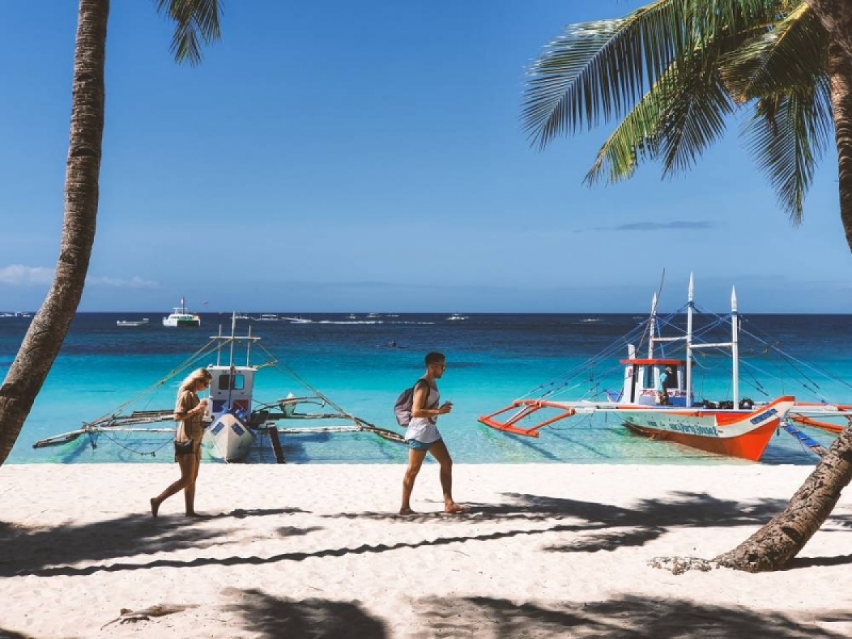 Bãi biển Boracay nổi tiếng của Philippines. (Nguồn: Manila Buletin)