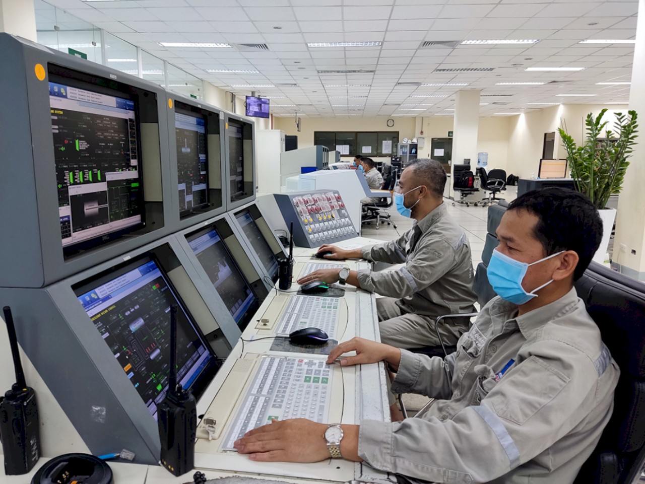 Nhà máy Đạm Phú Mỹ vẫn duy trì sản xuất trong dịp Tết.
