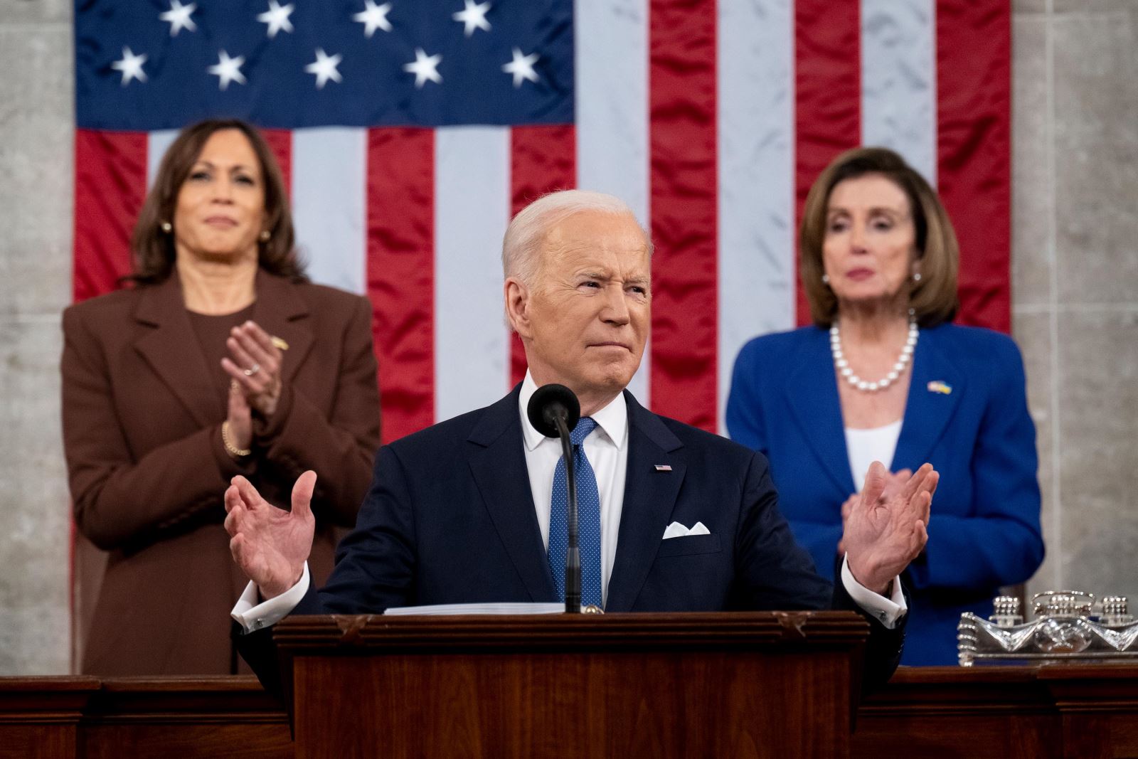 Tổng thống Mỹ Joe Biden đọc thông điệp liên bang.