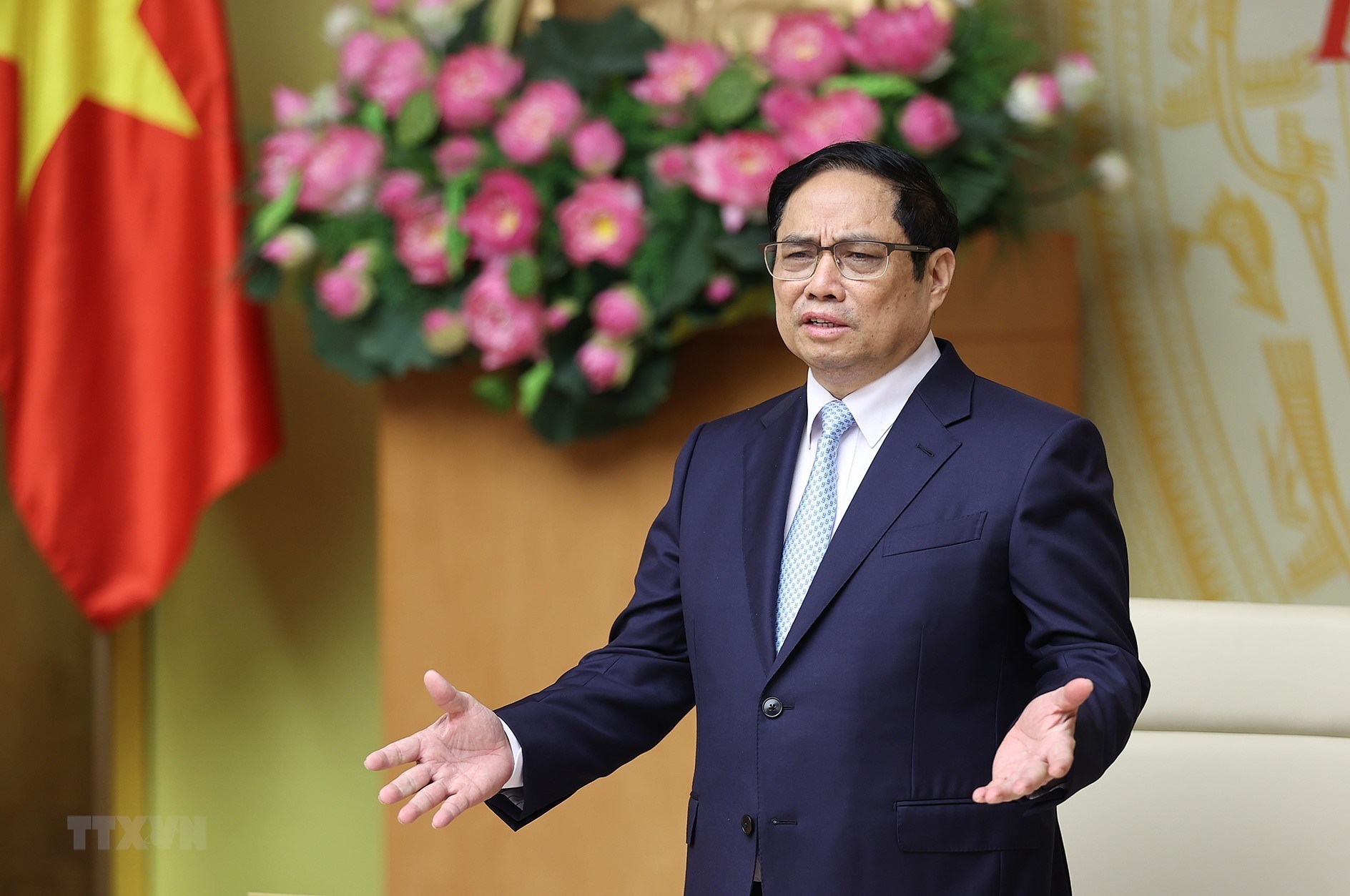 Thủ tướng Phạm Minh Chính chủ trì phiên họp.