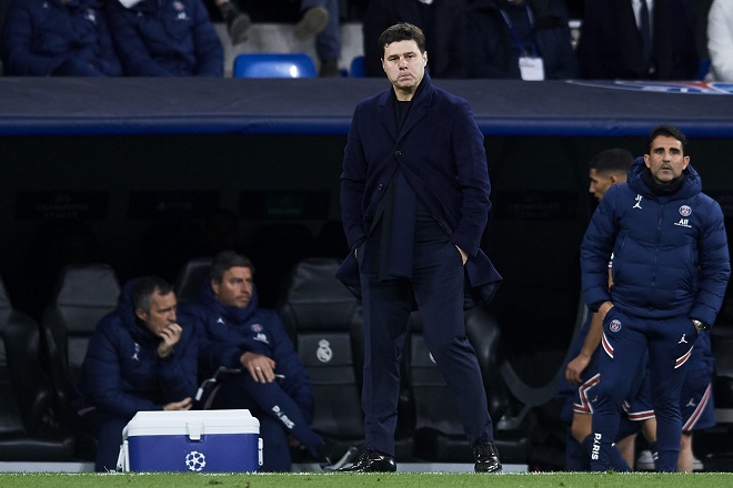 HLV Mauricio Pochettino đối mặt với viễn cảnh bị PSG sa thải.