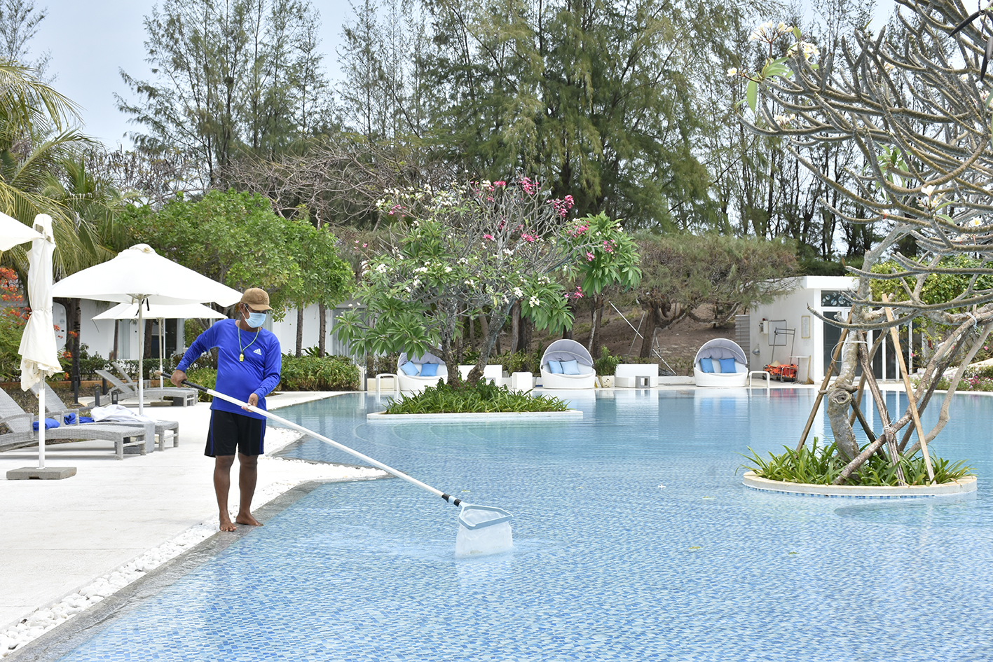 Anoasis Resort chỉnh trang khuôn viên, chăm chút dịch vụ sẵn sáng đón khách quốc tế.