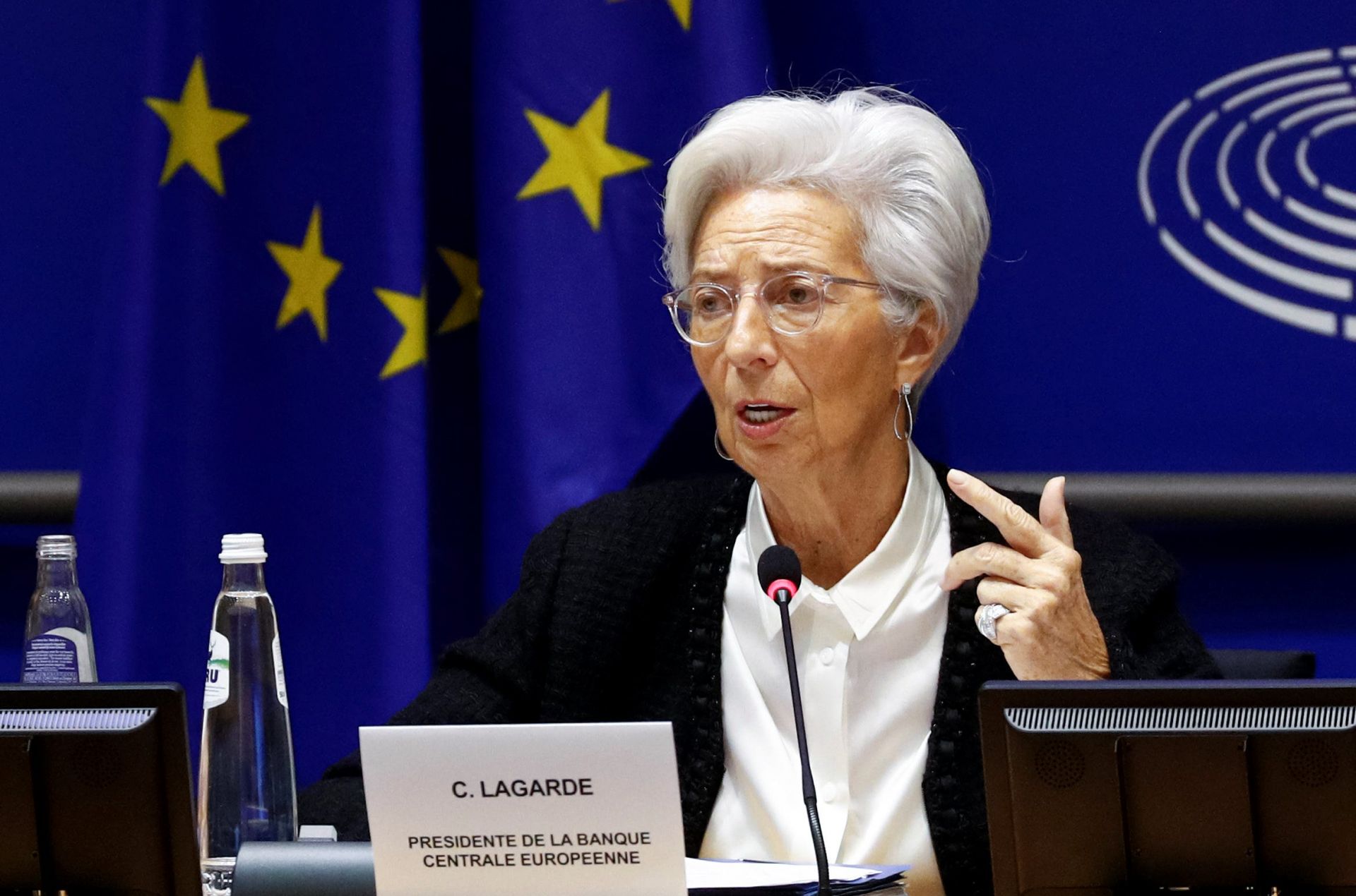 Bà Christine Lagarde, Chủ tịch Ngân hàng Trung ương châu Âu.