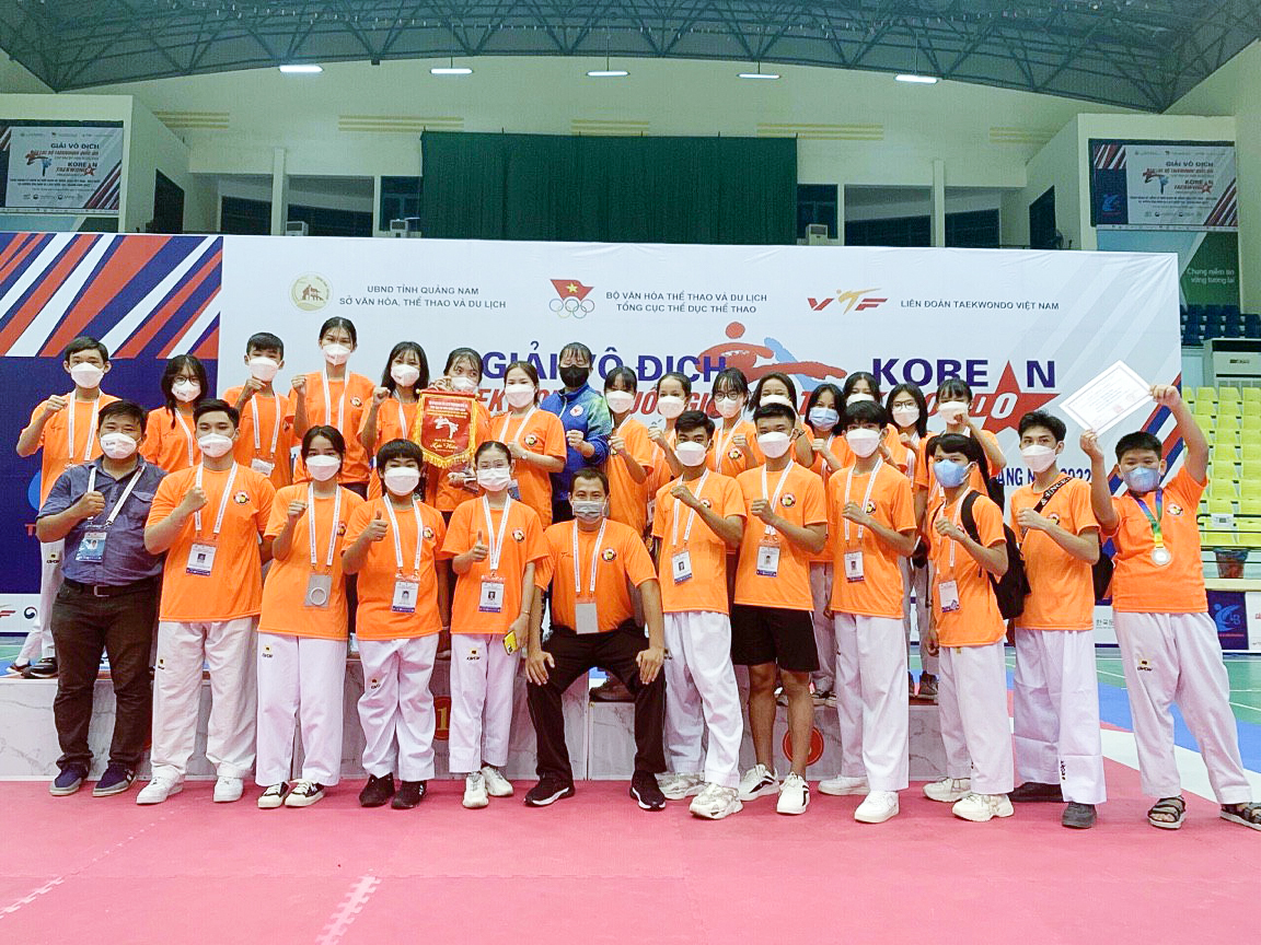 Đoàn VĐV của tỉnh thi đấu tốt tại giải Taekwondo các CLB toàn quốc năm 2022.
