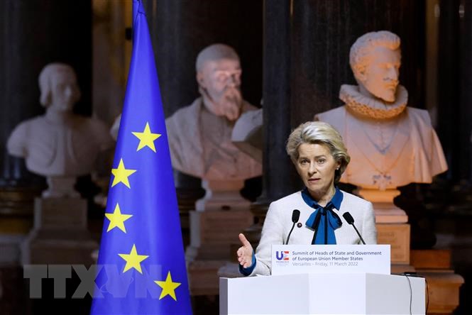 Chủ tịch Ủy ban châu Âu (EC)  Ursula von der Leyen.