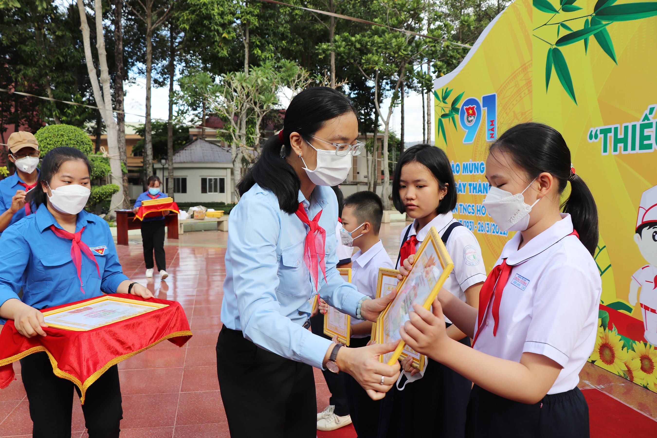 Hội đồng Đội tỉnh tuyên dương 11 gương thiếu nhi tiêu biểu.