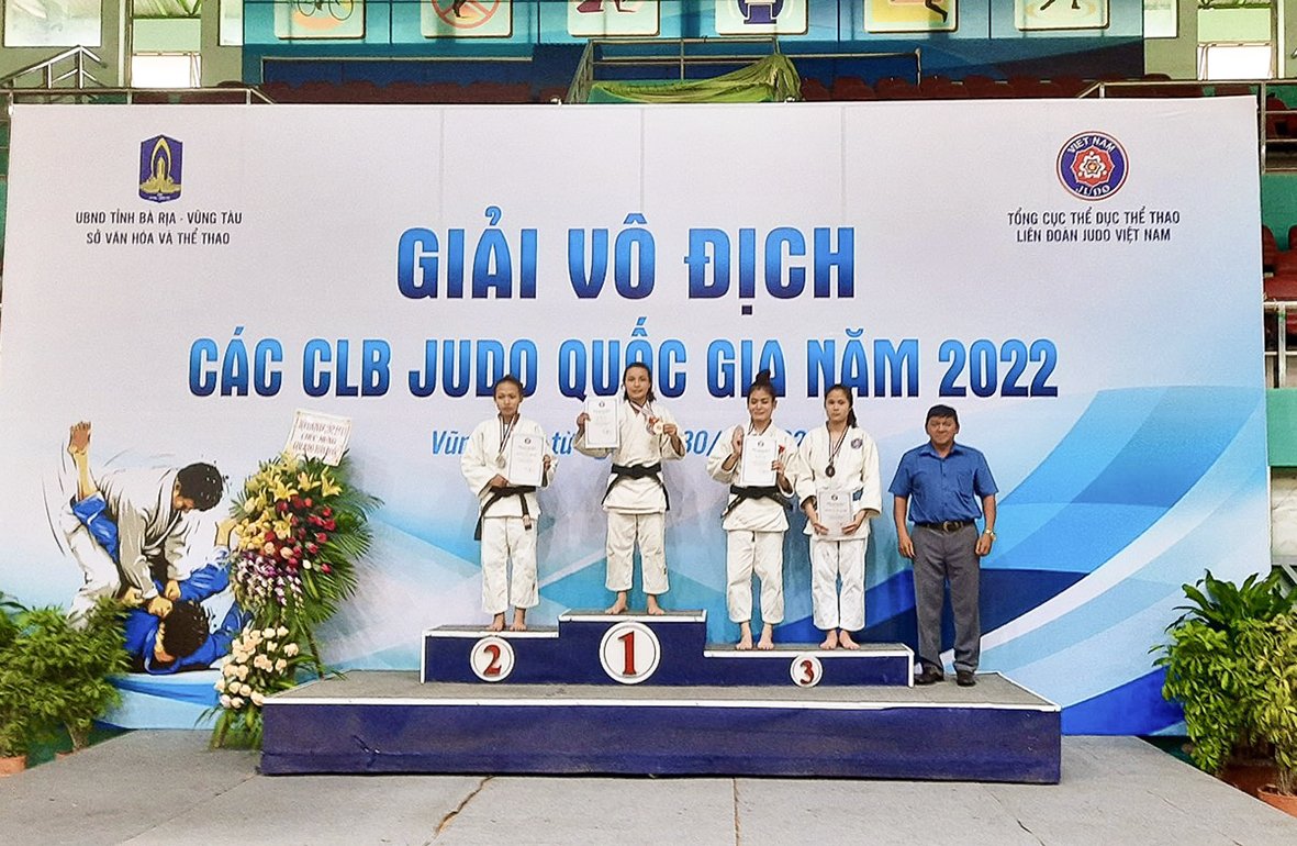 VĐV Hà Anh Thư của đội Judo tỉnh đã xuất sắc giành huy chương vàng ở nội dung đối kháng 52kg nữ.