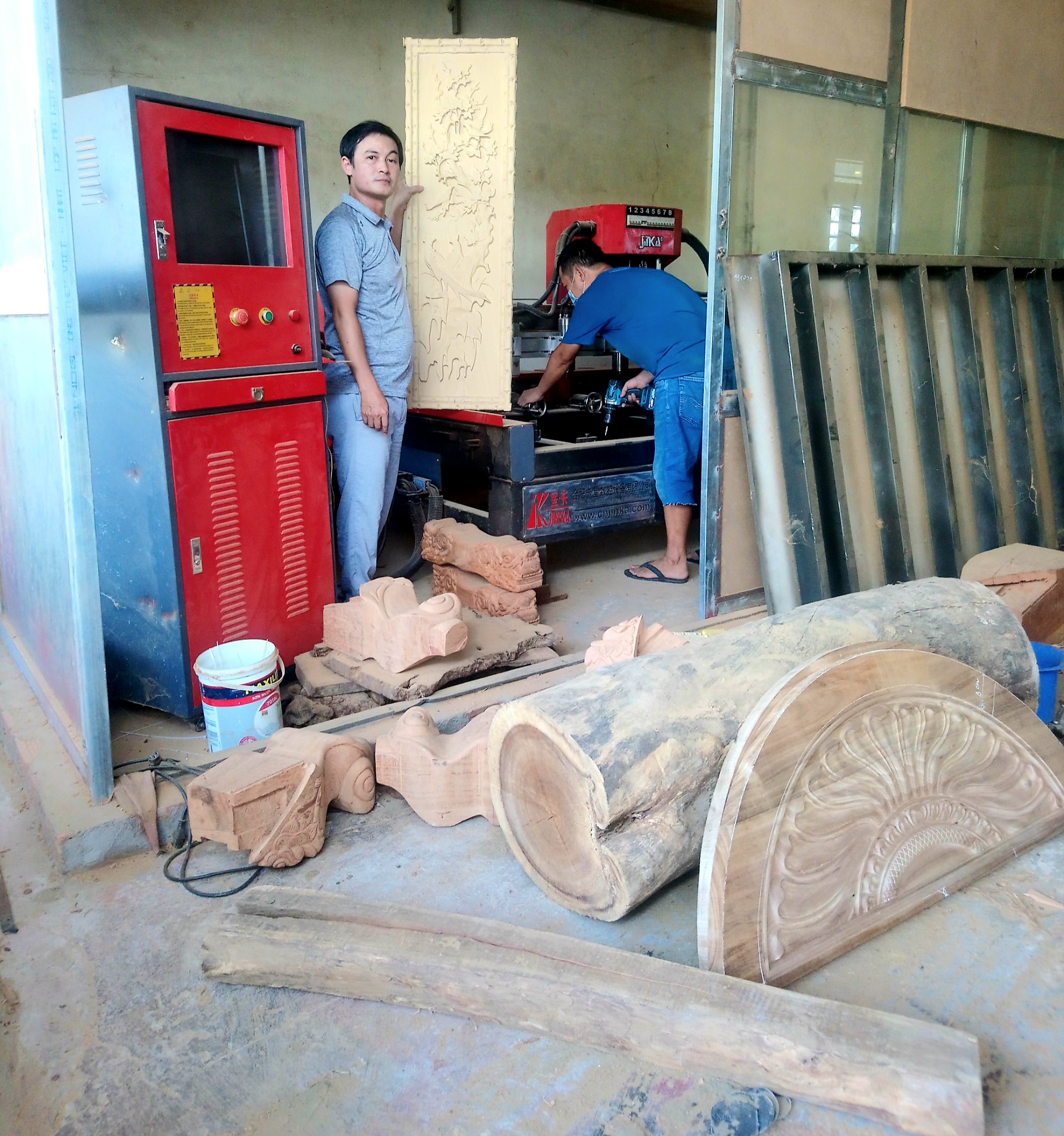 Anh Phạm Xuân Trường sắp hoàn thiện tác phẩm 