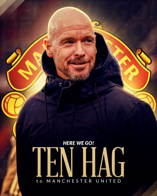 Ten Hag chính thức là HLV mùa sau của Manchester United.