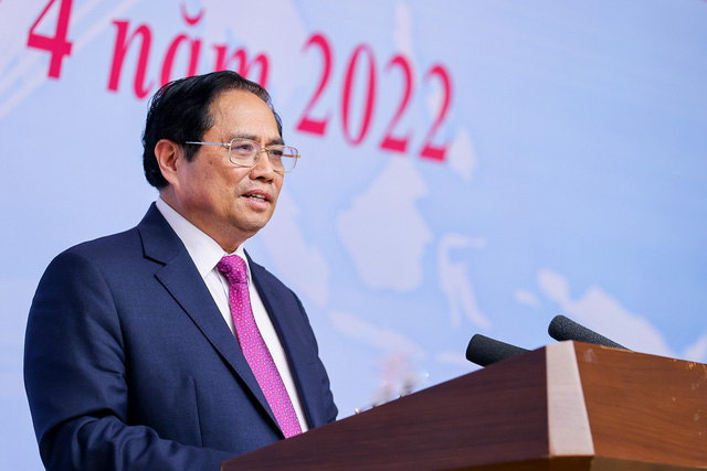 Thủ tướng Phạm Minh Chính: Chính phủ thể hiện rất rõ quan điểm xử lý nghiêm và quyết liệt những hành vi sai trái, để minh bạch hóa thị trường và bảo vệ nhà đầu tư. Ảnh: VGP