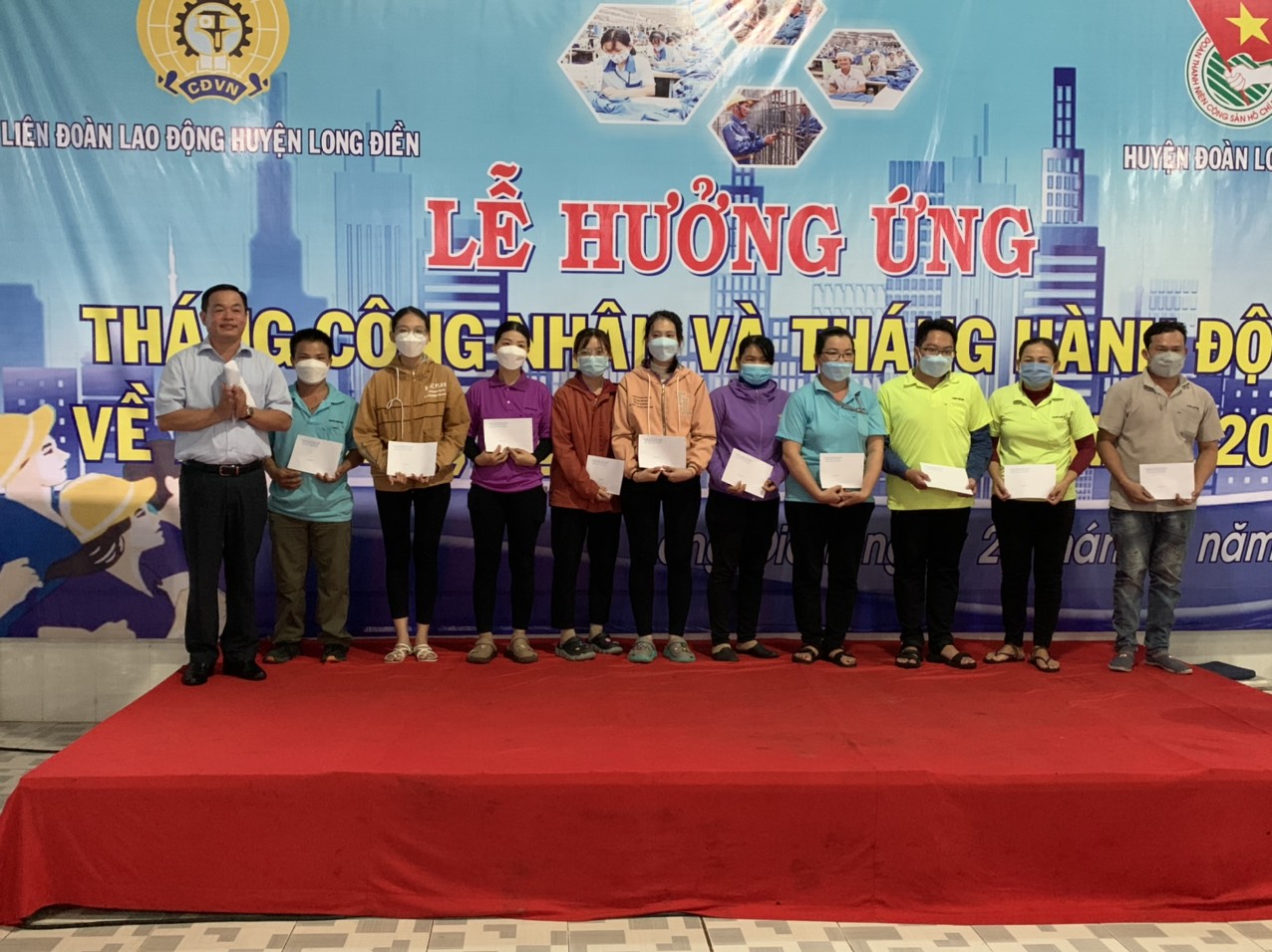 Liên đoàn Lao động huyện Long Điền phát động Tháng Công nhân