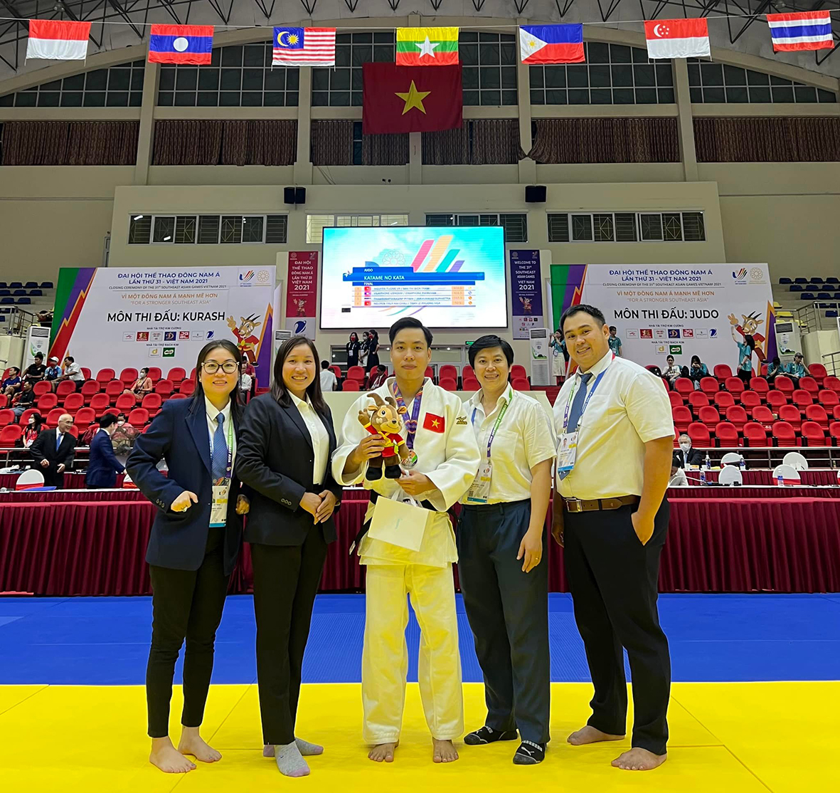 Võ sĩ Judo Hà Minh Minh Đức là VĐV mới nhất của Bà Rịa - Vũng Tàu giành huy chương tại SEA Games 31.