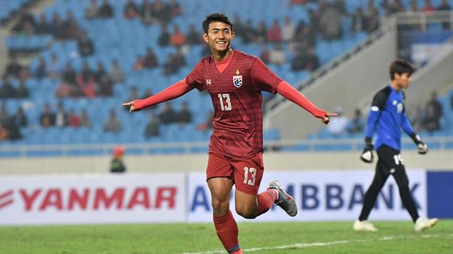 Suphanat là ngôi sao sáng giá nhất của U23 Thái Lan tại VCK U23 châu Á 2022.
