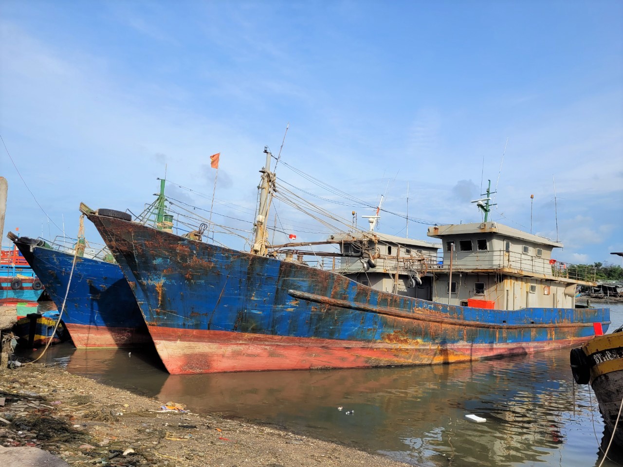 Nhiều tàu cá đóng theo NĐ 67 trên địa bàn tỉnh đang làm ăn thua lỗ, khó có khả năng trả nợ ngân hàng.