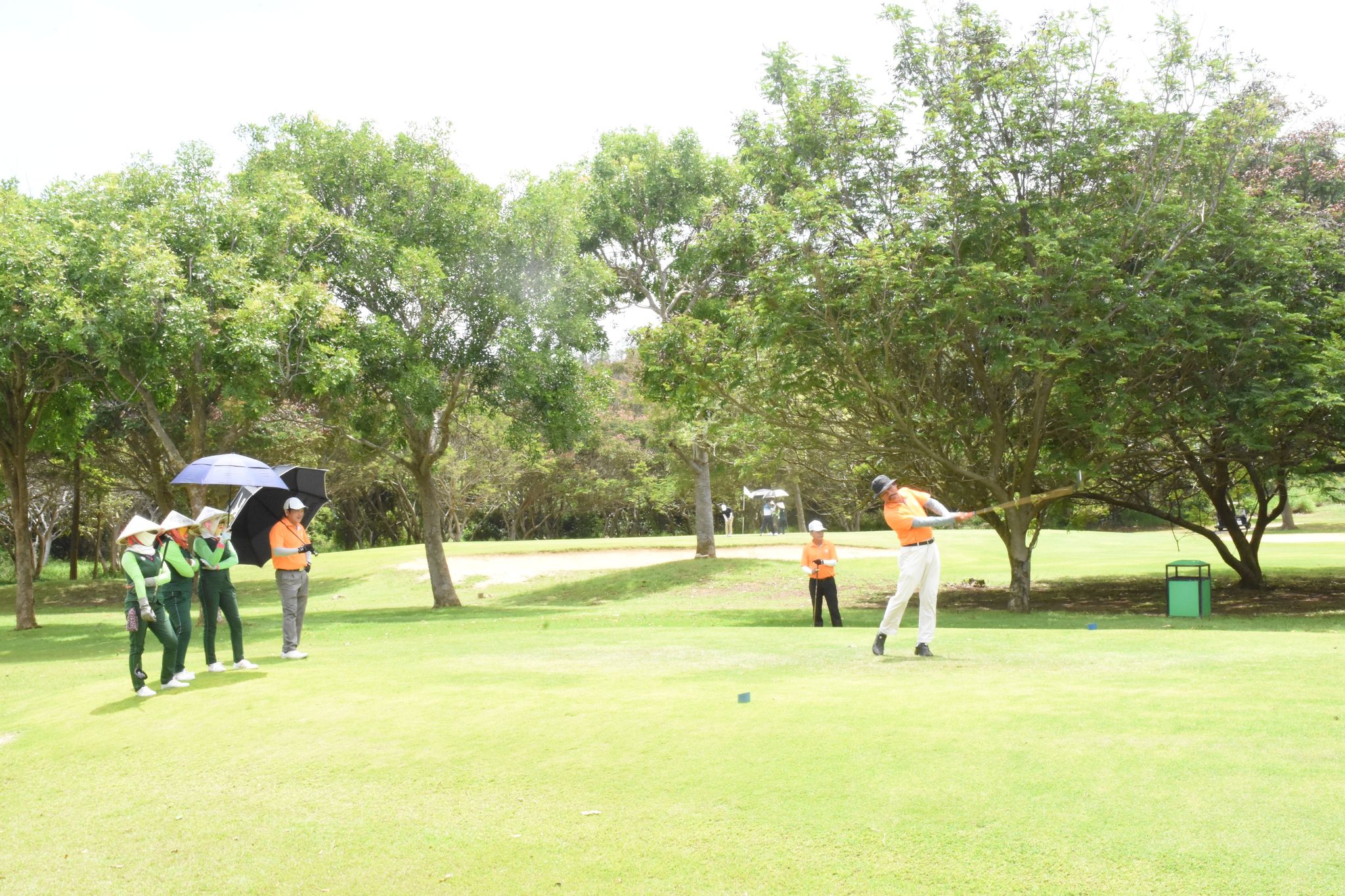 Các golfer tham gia giải “Fair ways to life” do Hội Golf BR-VT tổ chức.