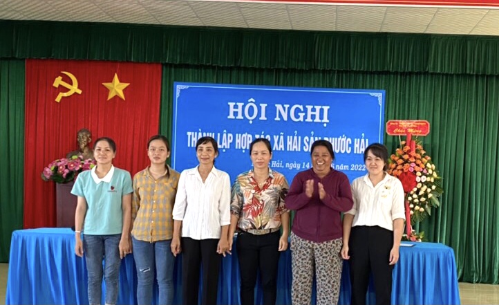 Hội đồng quản trị HTX Hải sản Phước Hải ra mắt.