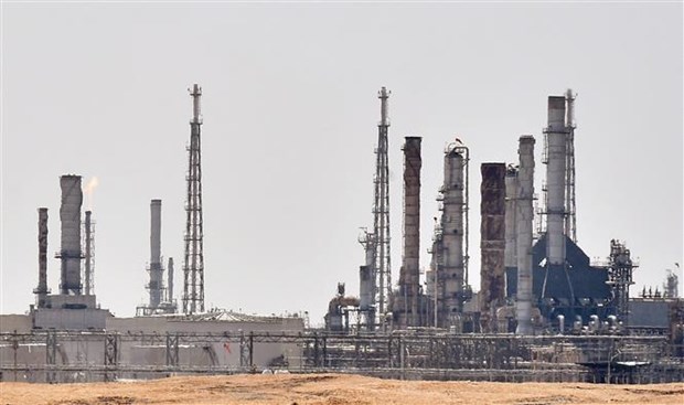 Cơ sở lọc dầu Aramco của Saudi Arabia ở khu vực al-Khurj, phía Nam thủ đô Riyadh.