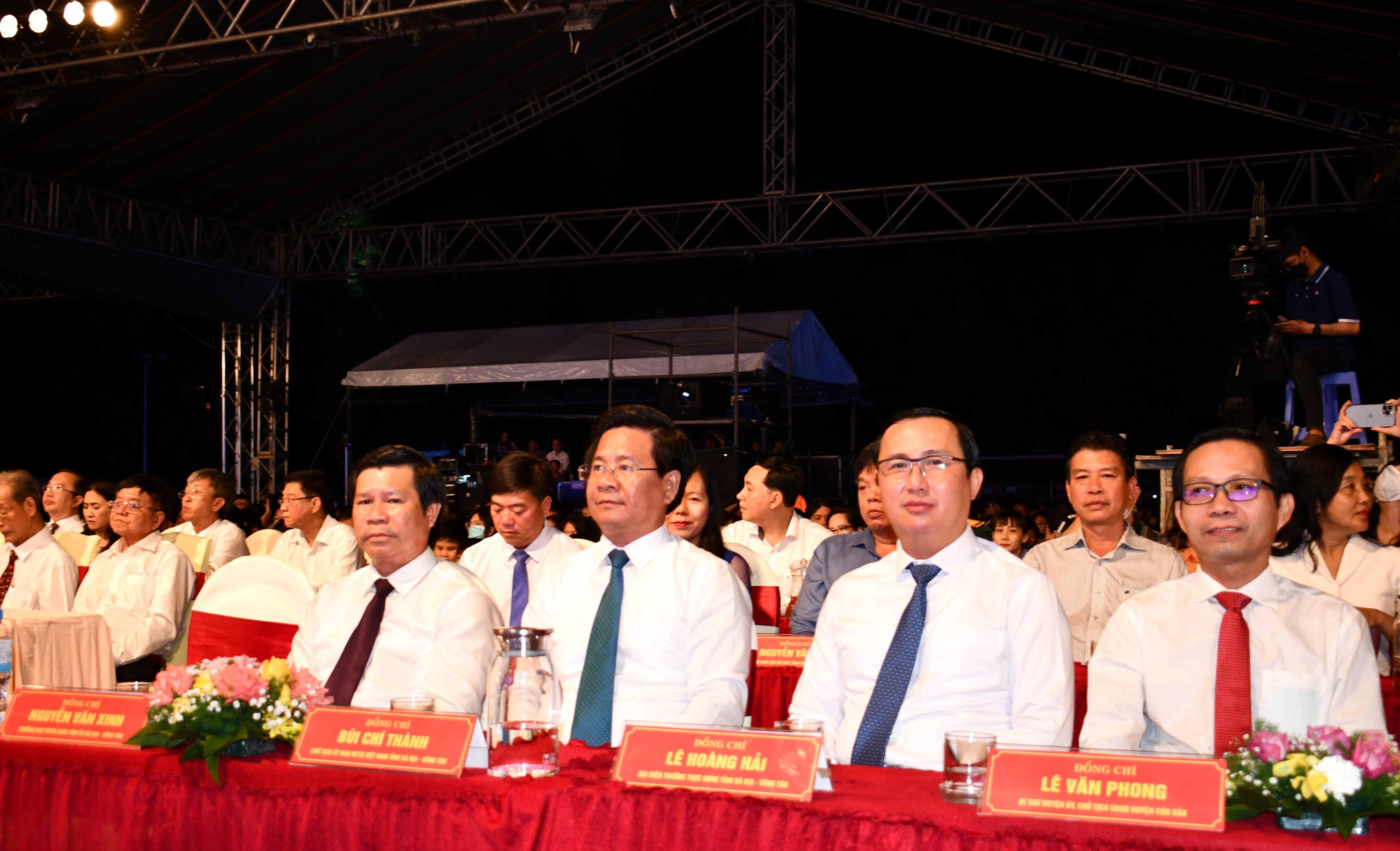 Các đại biểu tỉnh Bà Rịa-Vũng Tàu tham dự chương trình. 