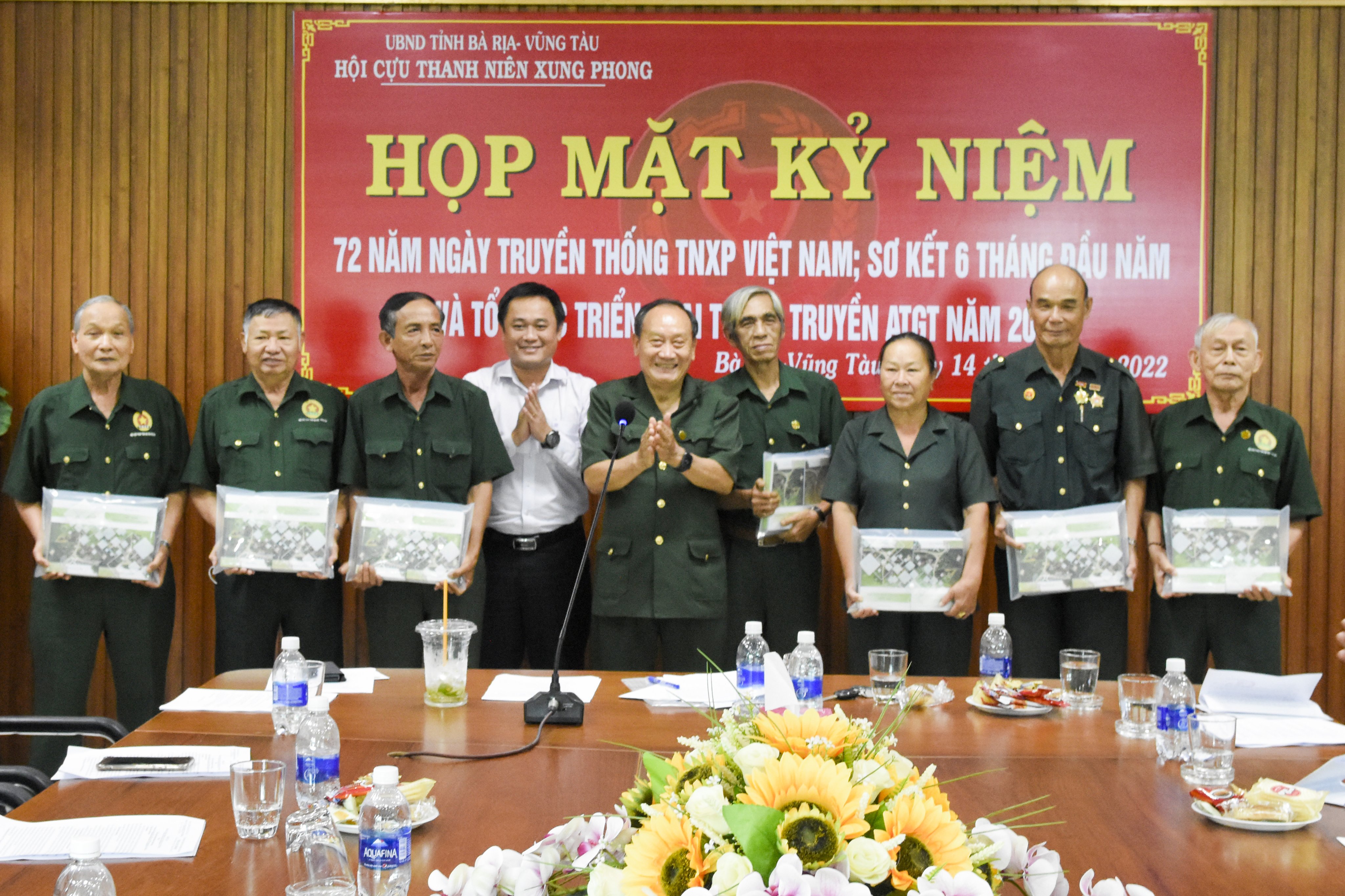 Các cựu TNXP họp mặt kỷ niệm 72 năm Ngày truyền thống TNXP Việt Nam.