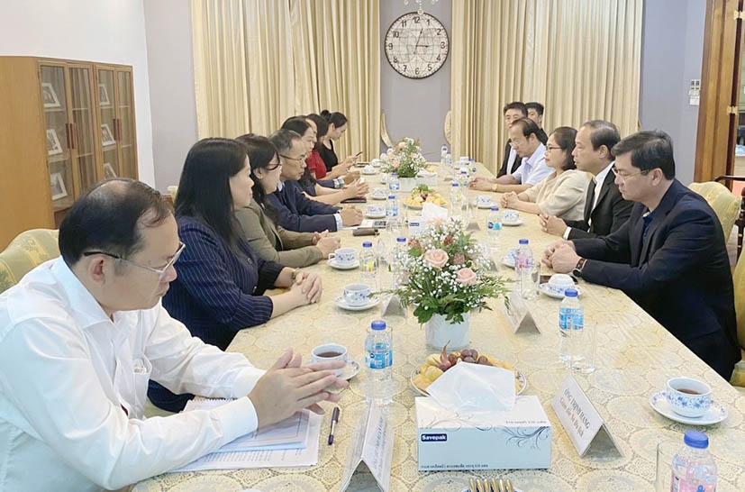 Lãnh đạo tỉnh Bà Rịa - Vũng Tàu làm việc với Đại sứ quán Việt Nam tại Thái Lan.