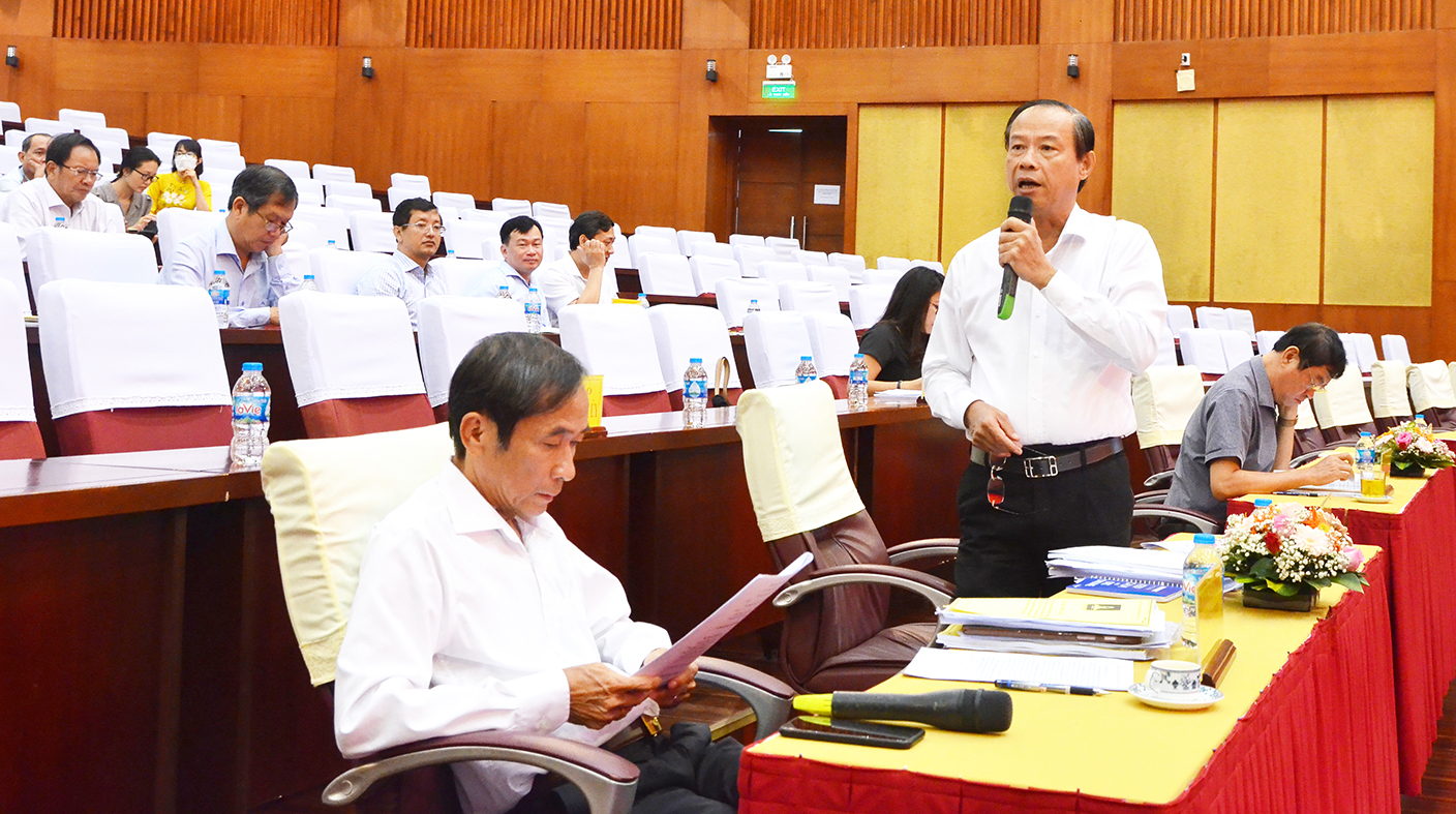 Ông Nguyễn Văn Thọ, Chủ tịch UBND tỉnh phát biểu chỉ đạo nâng cao chất lượng công tác CCHC tại hội nghị sơ kết công tác CCHC 6 tháng đầu năm 2022 do UBND tỉnh tổ chức ngày 16/7.