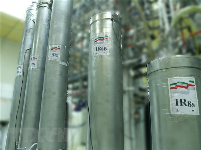 Các máy ly tâm tại cơ sở hạt nhân Natanz, Iran.