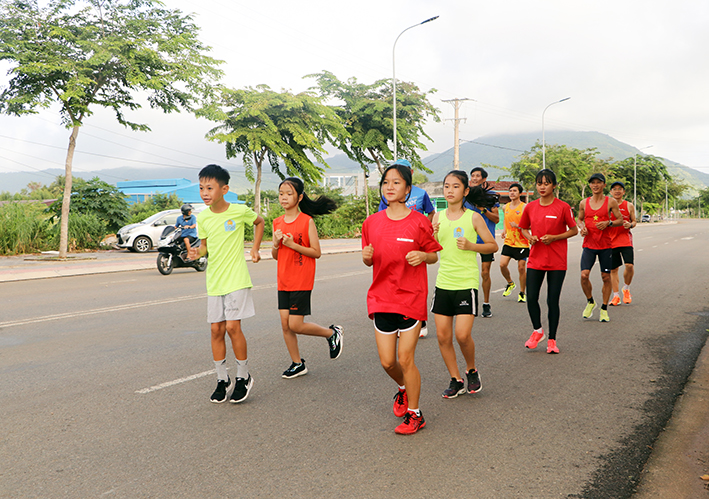 Đội tuyển điền kinh TP. Bà Rịa tham dự Giải Việt dã truyền thống Báo Bà Rịa - Vũng Tàu lần thứ 23 với quyết tâm sẽ giành thứ hạng cao.