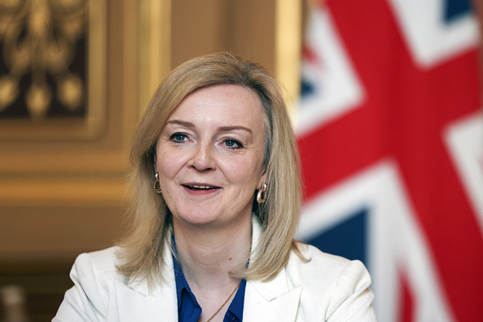 Tân Thủ tướng Anh Liz Truss.