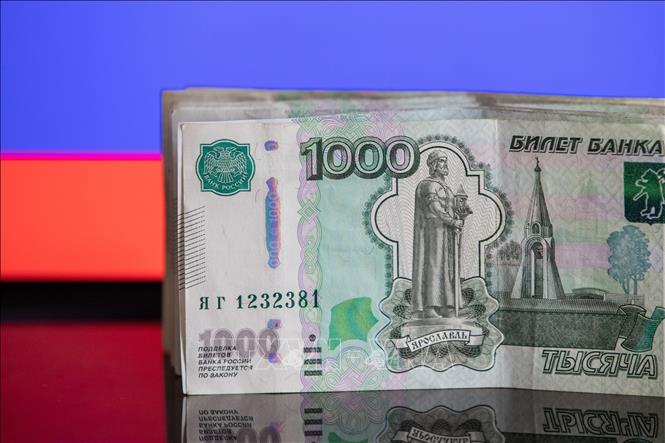 Đồng tiền ruble của Nga.