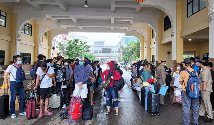 Chính quyền tỉnh Preah Sihanouk đã tiến hành kiểm tra tại trung tâm Xing Shan Ting vào tháng trước.