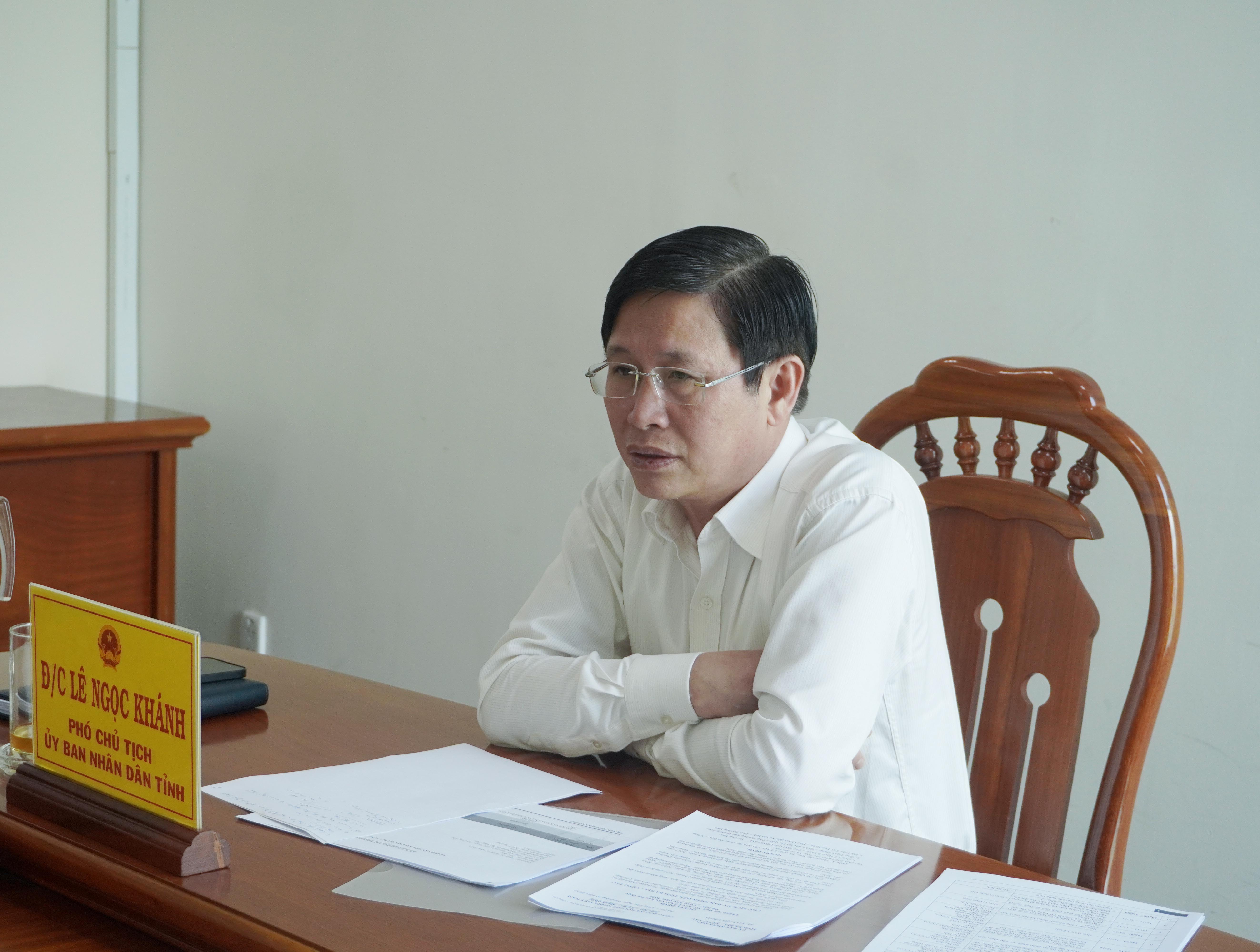 Phó Chủ tịch UBND tỉnh Lê Ngọc Khánh yêu cầu Sở Du lịch và các đơn vị, địa phương liên quan phối hợp chặt chẽ để thực hiện đúng tiến độ tổ chức Lễ hội.
