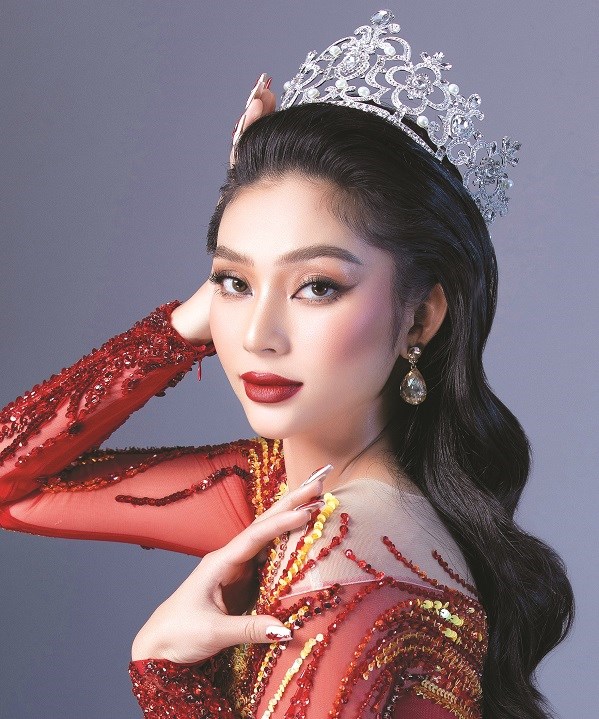 Chân dung Á hậu Lâm Thu Hồng.