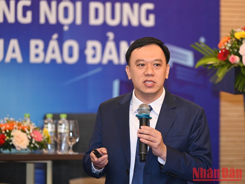 Nhà báo Ngô Việt Anh, Phó Trưởng Ban Nhân Dân điện tử đã có những chia sẻ cụ thể về những đổi mới tại Báo Nhân Dân.