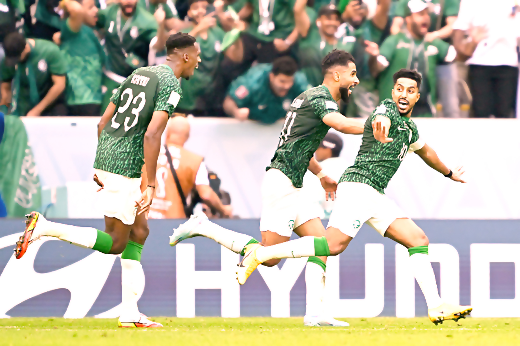 Ả Rập Xê Út đánh bại Argentina trong trận ra quân tại World Cup 2022. Ảnh: FIFA